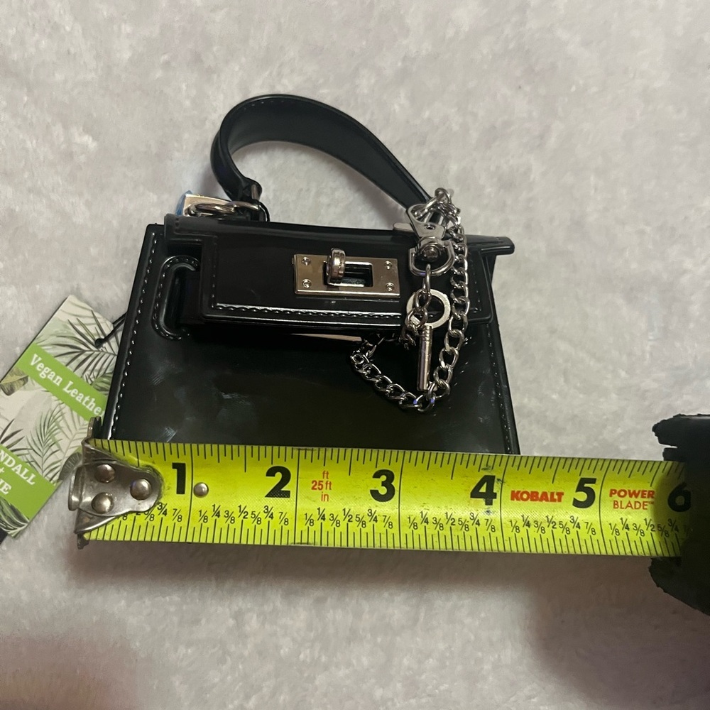 COPY - Kendall and Kylie mini tote bag or purse charm. Has a crossbody strap wi… - Picture 4 of 7